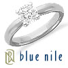 Blue Nile Engagement Ring: 18k White Gold 3mm Comfort-Fit