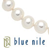 Blue Nile Freshwater Cultured Pearl Strand with 14k White
