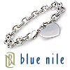 Blue Nile Heart-Tag Bracelet in Sterling Silver
