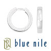 Blue Nile Hinged Hoop Earrings in Sterling Silver