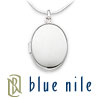 Blue Nile Oval Locket in Sterling Silver