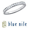 Blue Nile Pave Diamond Ring in Platinum