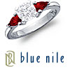 Pear-Shaped Ruby Ring in Platinum