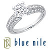 Blue Nile Platinum Pave Diamond Engagement Ring Setting