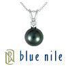Blue Nile Tahitian Cultured Pearl and Diamond Pendant in