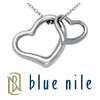 Blue Nile Two Hearts Pendant in Sterling Silver