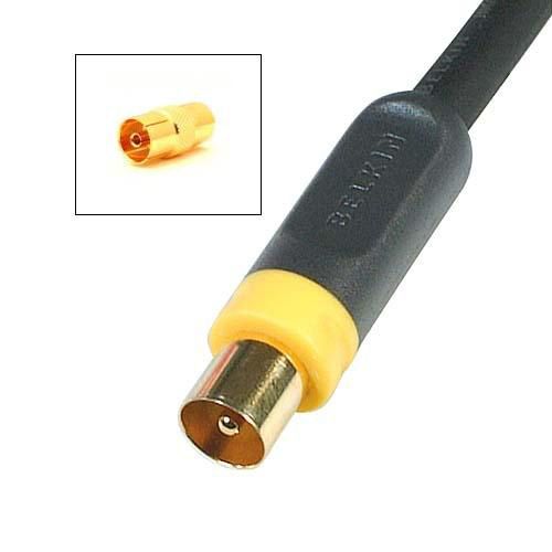 Blue Series AV Aerial Cable with Adapter Male to