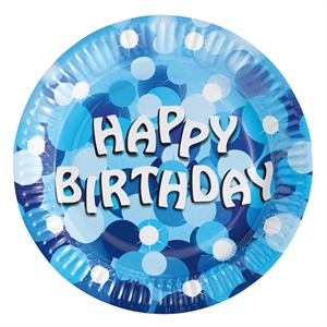 Sparkle Happy Birthday Paper Plates