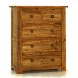 Blue Star - Breton Pine 5 Drawer Chest