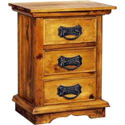 Blue Star - Vintage Pine 3 Drawer Chest