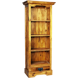 blue star - Vintage Pine Single Bookcase with 1