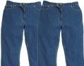 BLUE STAR pack of two bootcut rigid jeans