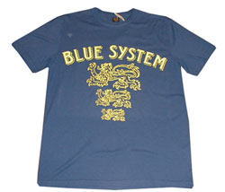 Blue System 3 lion logo print t-shirt