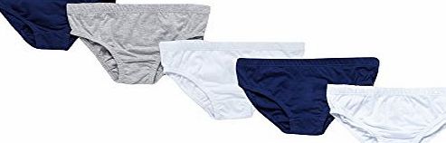 Blue Zoo Bluezoo Kids Boys Pack Of Five Assorted Briefs Age 9-10