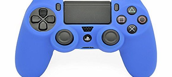 BlueBeach Silicone Cover for Sony PlayStation 4 DualShock Wireless controller PS 4 Skin (Blue)