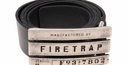 Bluebell Retail Firetrap Mens Designer Leather Belt (Medium)