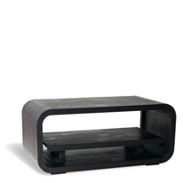 Bluebone Clearance - Ellipse Dark Oak Low TV Unit