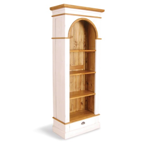 French Painted Bookcase - olive