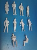 Blueprint Modelshop 1:25 Non Colored Model Figures 5 Pcs