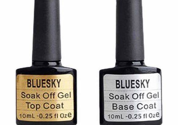 Bluesky Nail Gel 10ml Top and Base Coat