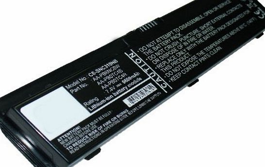 Bluetrade High Performance Battery 6600mAh double (Black)