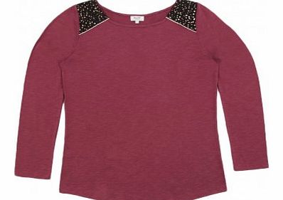 Blune Head in the stars T-shirt Burgundy S,M