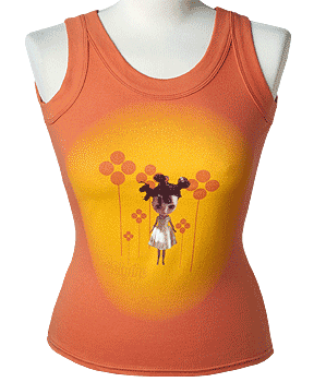 Blythe Orange Sleeveless Top
