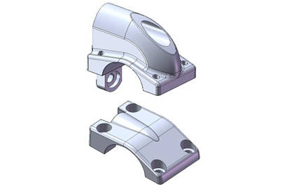 BMC Handlebar Clamp Hinge Fork Tm01