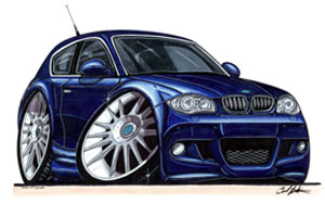 bmw 1 Series - Blue Kids T-shirt