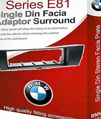 BMW 1 Series E81 stereo radio Facia Fascia adapter panel plate trim CD surround