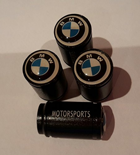 BMW blue and white top large black motorsport car Tyre Valve cap DustCap M3 M6 X5 Gran Turismo coupe
