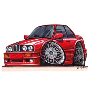 E30 325 - Red T-shirt