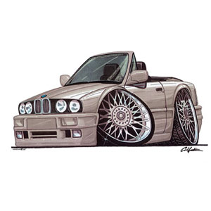 E30 Cabriolet - Silver T-shirt