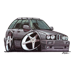 bmw E30 Estate - Grey Kids T-shirt