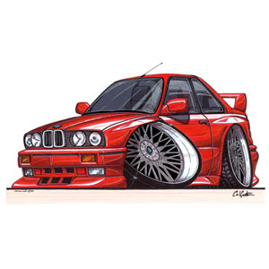 bmw E30 M3 - Red Kids T-shirt