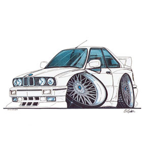 bmw E30 M3 - White Kids T-shirt