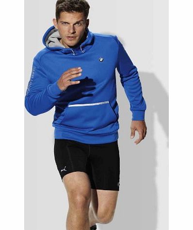 BMW Genuine Athletics Collection Mens Sport Gym Hoodie Jumper Long Sleeve Blue XL