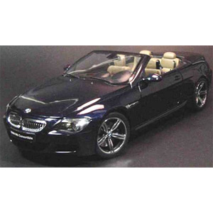 bmw M6 Convertible 2006 - Blue 1:18