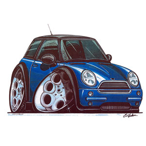 bmw Mini - Blue Kids T-shirt
