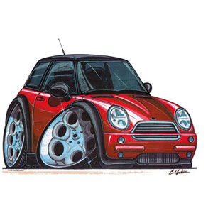 bmw Mini - Red Kids T-shirt
