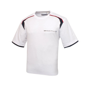 bmw Sauber 08 logo T-shirt - White