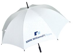 BMW Williams BMW Performance Golf Umbrella (White/Navy)