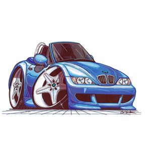 bmw Z3 M - Blue Kids T-shirt