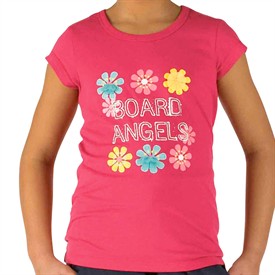 Board Angels Girls Fiesta T-Shirt Pink