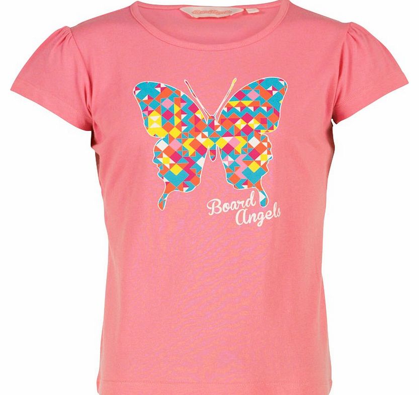 Board Angels Girls T-Shirt Pink