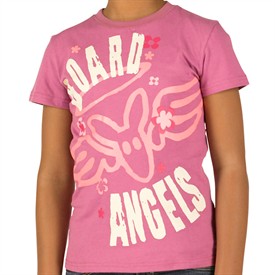 Board Angels Girls T-Shirt Purple