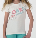 Board Angels Girls T-Shirt Winter White