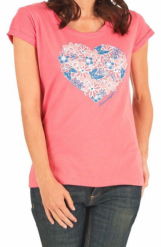 Board Angels Womens T-Shirt Camellia Rose