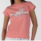 Board Angels Womens Turtle T-Shirt Light Pink