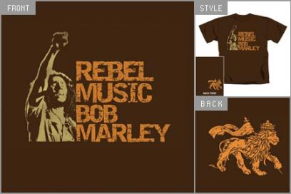 Bob Marley (Rebel Music) T-shirt